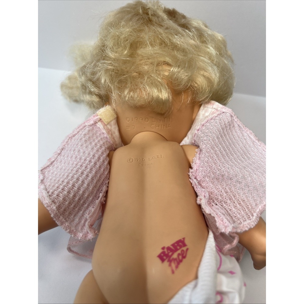 Vintage 1990 Galoob Baby Face So Innocent Cynthia #7 Original Top Blue Eyes - Picture 16 of 16